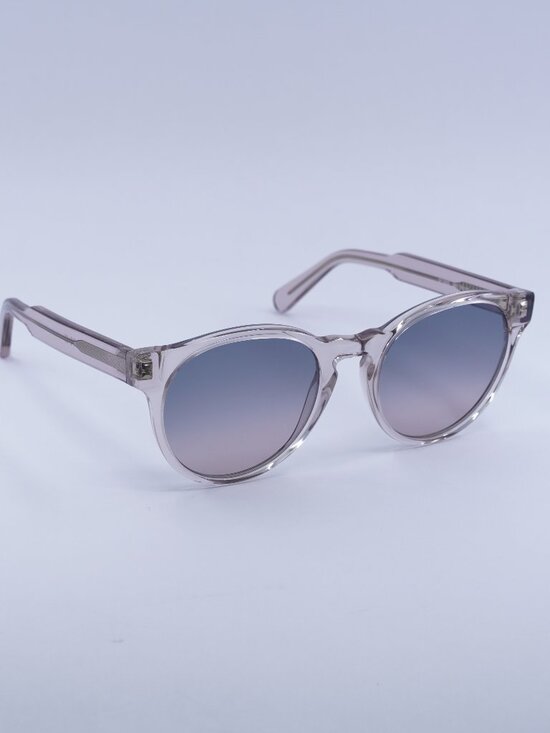 Salvatore Ferragamo SF1068S 260 Sunglasses Nude Round Frame, Smoke Lenses main image 4